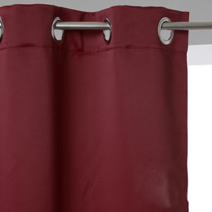 Rideau occultant rouge 140x260cm