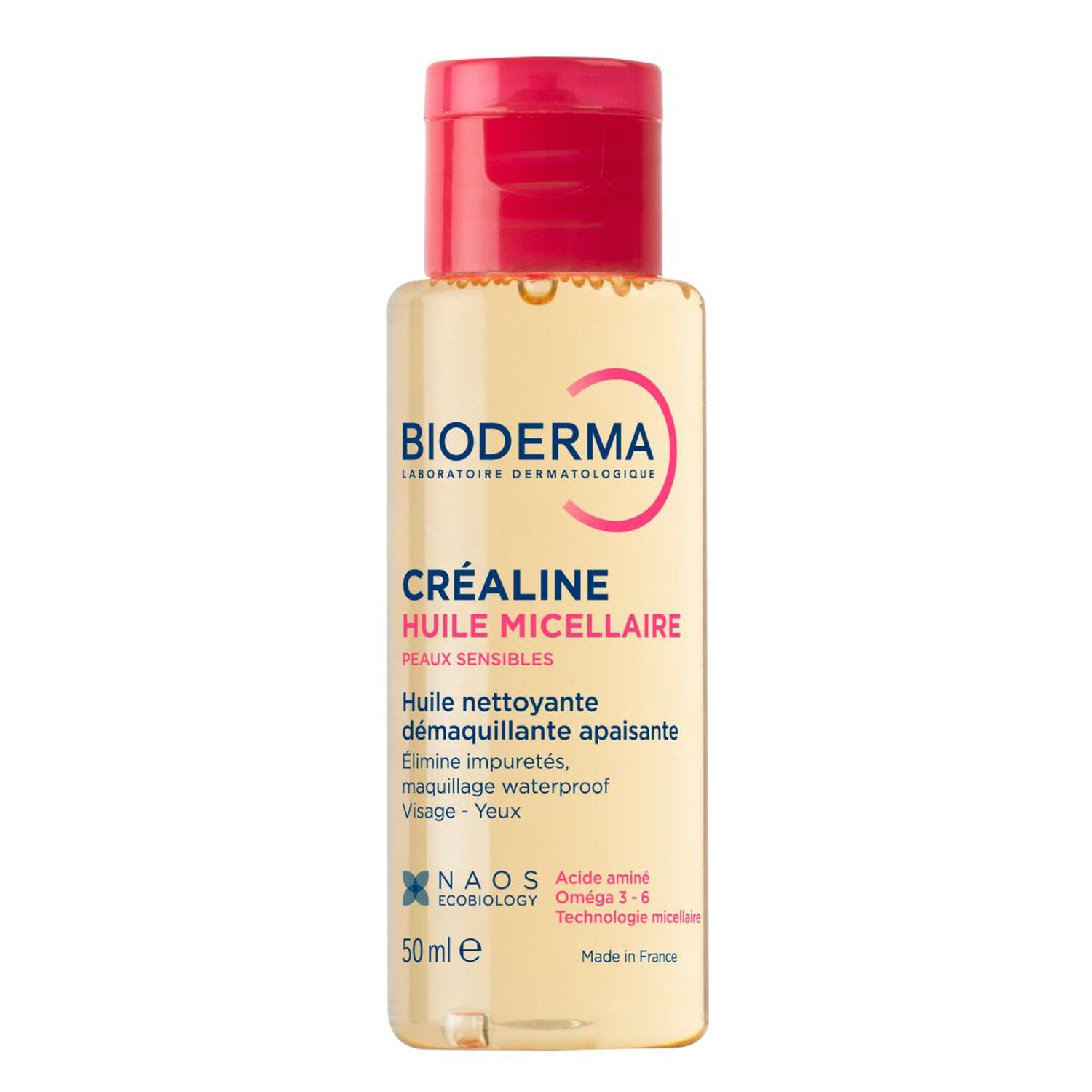 Crealine - Huile Micellaire Nettoyante Démaquillante Apaisante 50ml