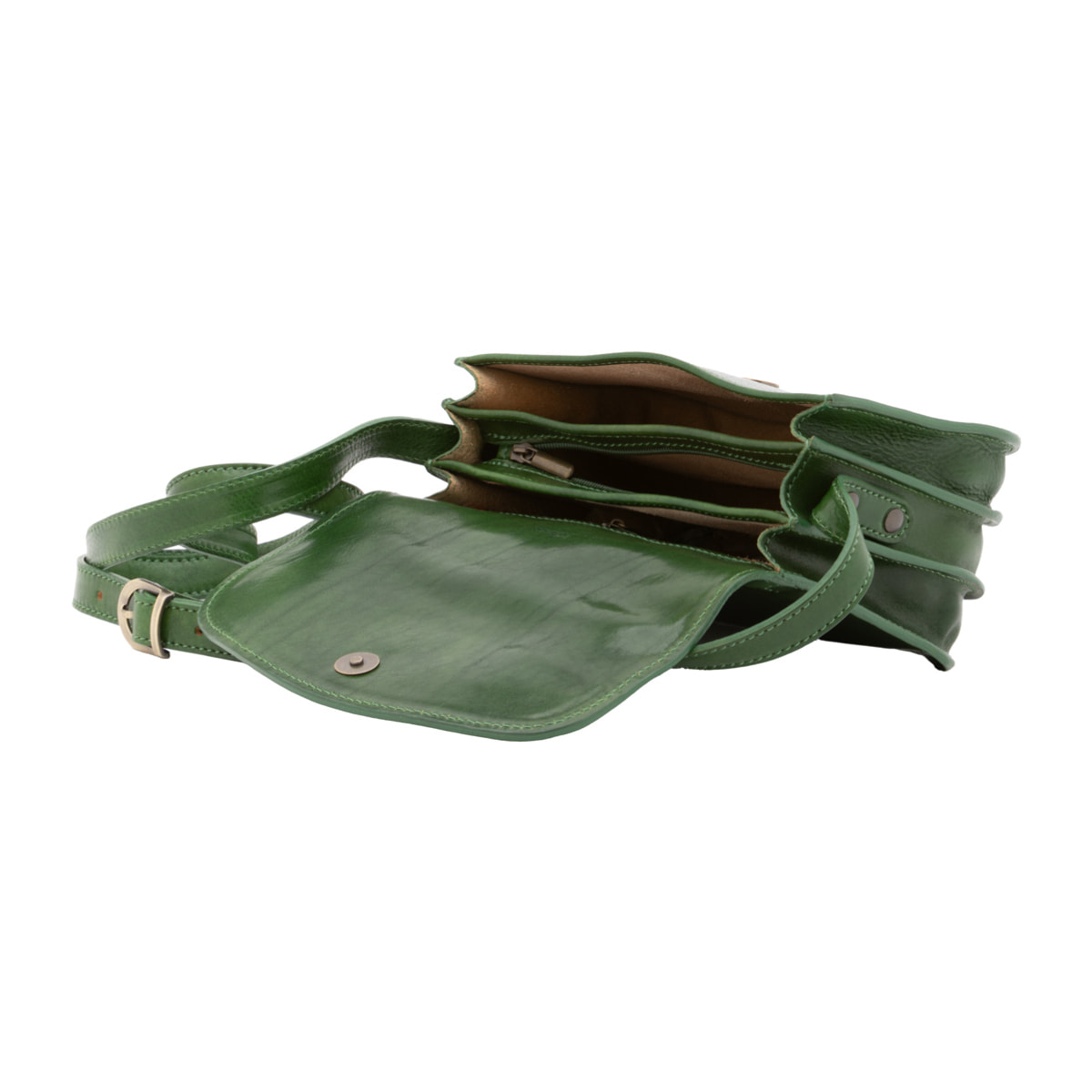 Borsa a tracolla  da donna In Vera pelle Made in Italy 22x16x9,5 cm