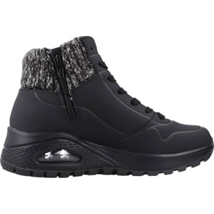Botines Mujer Uno Rugged Negro