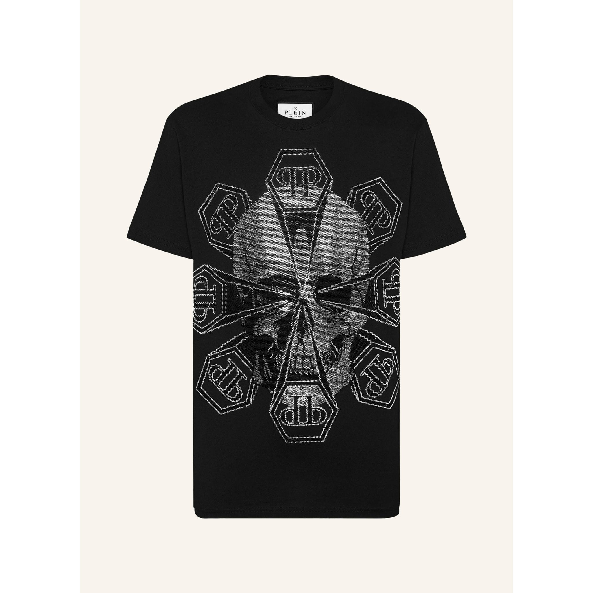 PHILIPP PLEIN Camiseta Cuello Redondo SKULL