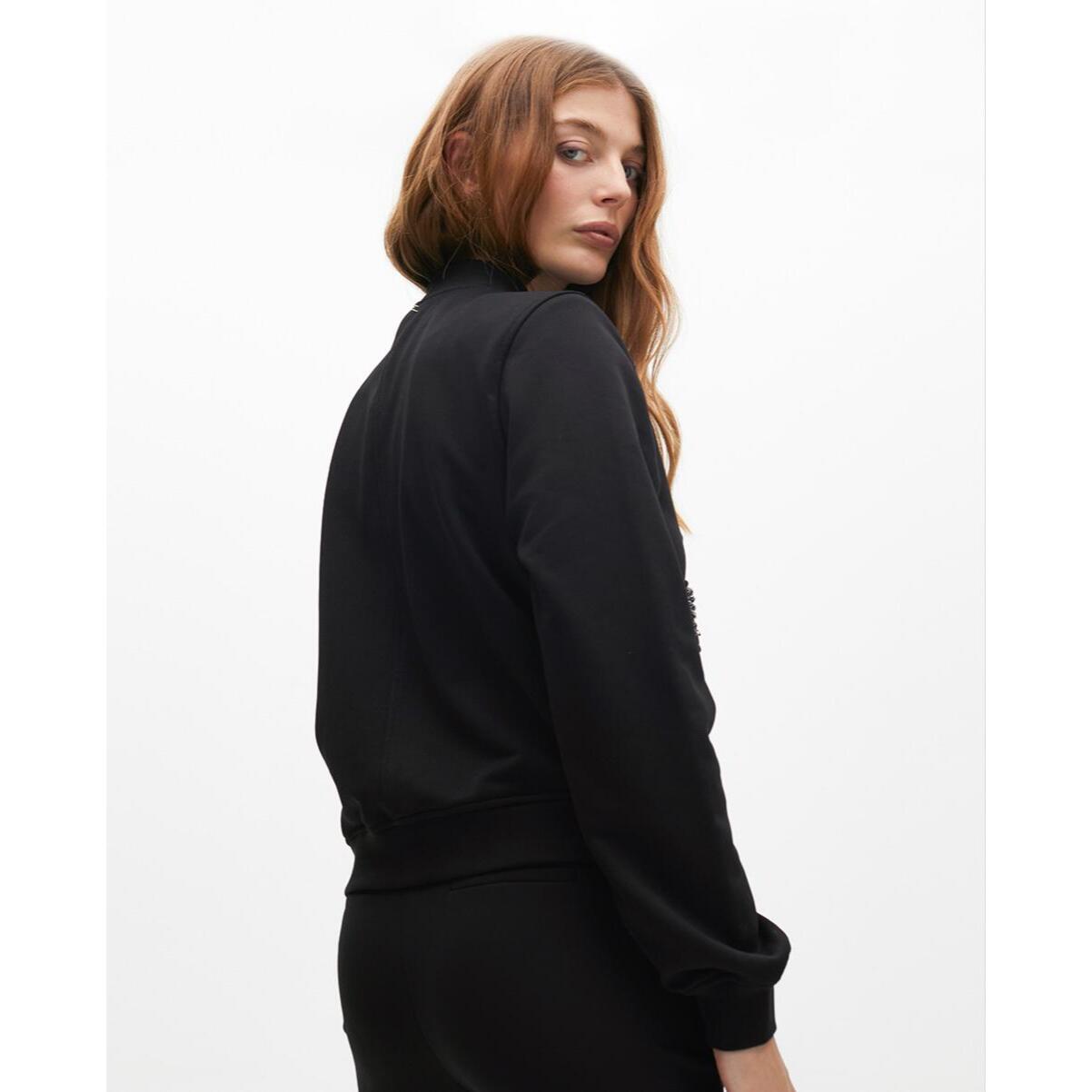 Bomber con dettagli tasche gioiello