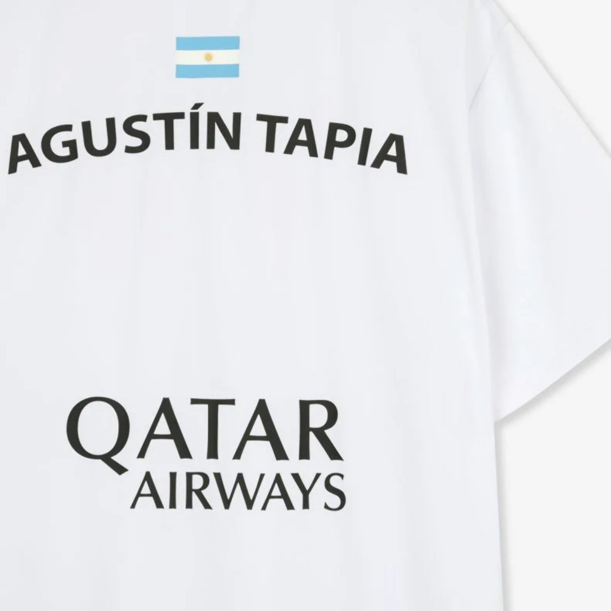Camiseta Sponsors AT10 Blanco de Agustín Tapia