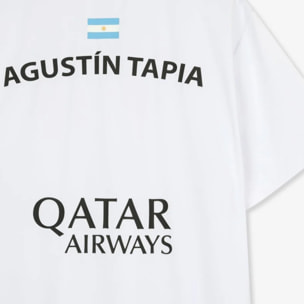 Camiseta Sponsors AT10 Blanco de Agustín Tapia