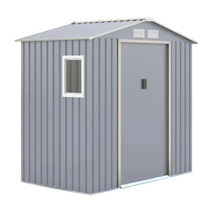 Caseta Metalica Corcega Gris High Door 2.13x2.05x1.27 M