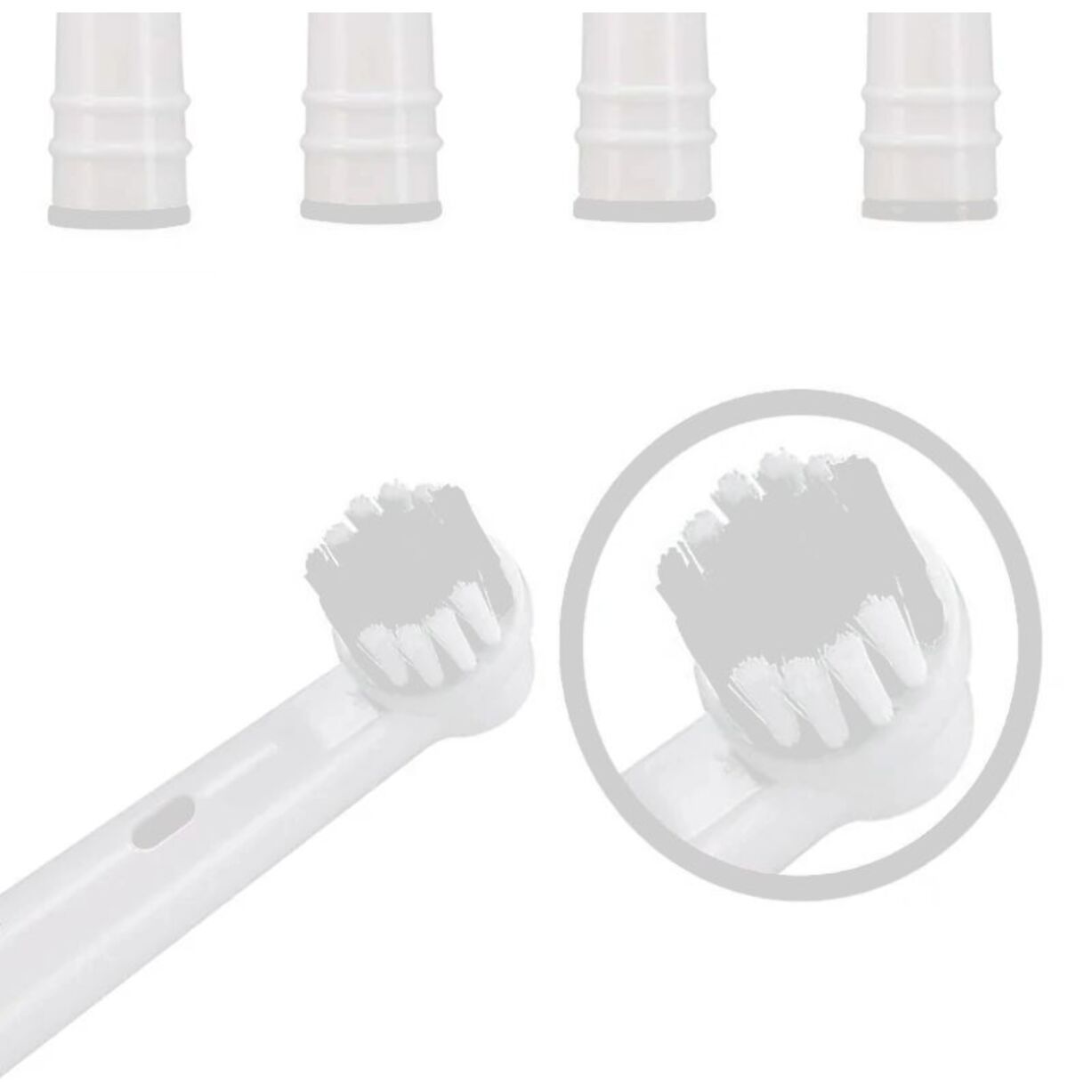 16 têtes de brosse de rechange Blanc Cenocco CC9029X2