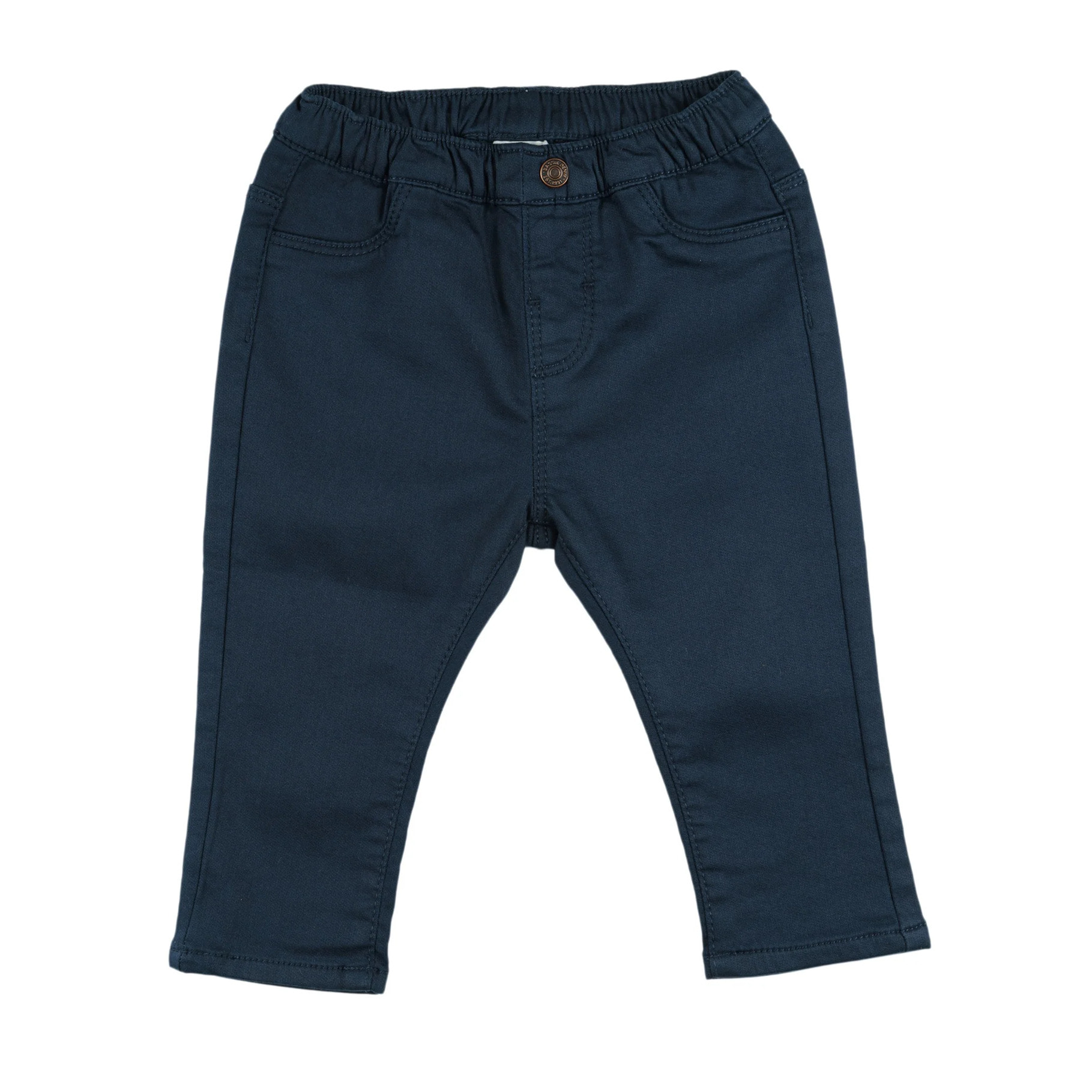 Pantaloni Basic Blu Navy Per Bambini