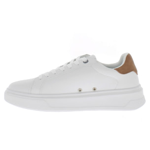 Armata di Mare Scarpe Uomo Court Maxi Sneakers Casual con Soletta Rimovibile in Memory Foam AMU S24M539 Off White Cuoio