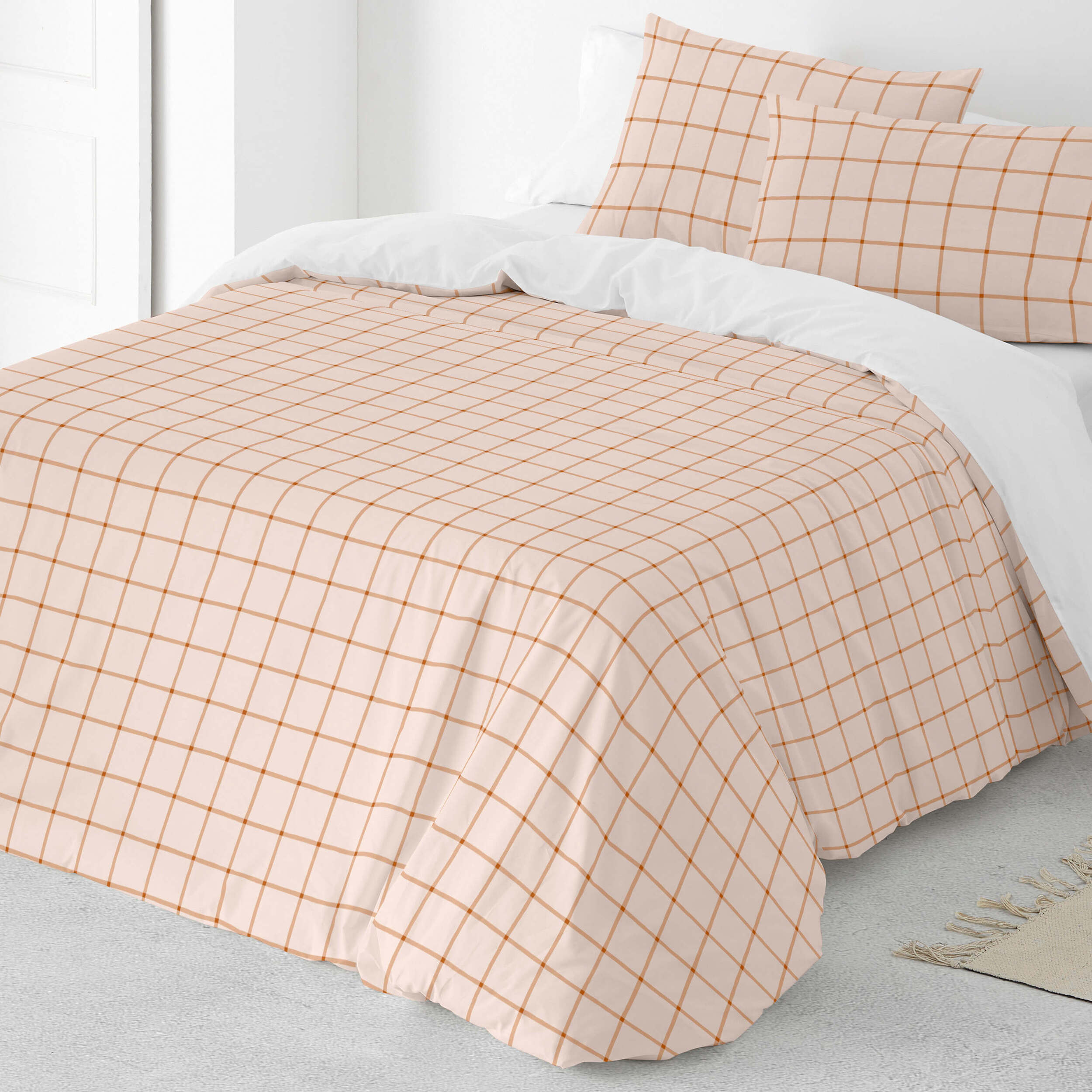 Funda Nórdica Estampada - Cierre Solapa - 100% Algodón - Incluye 1/2 Fundas de Almohada - Chiva