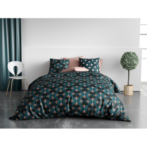 Parure Housse De Couette 3pcs 100% Coton 57 Fils Greek