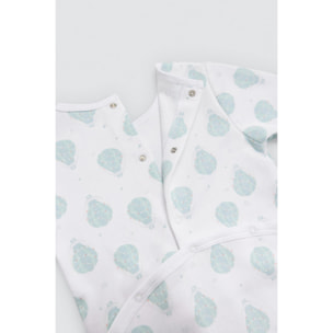 Tutina per neonato a maniche lunghe con stampa a palloncino