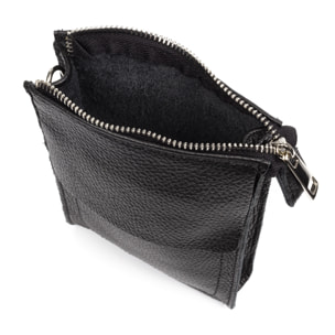 Albaretto Bolso bandolera de mujer de piel auténtica acabado Dollaro