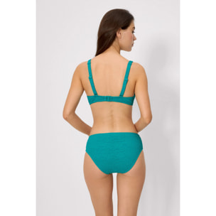 Slip bikini midi modellante Blu