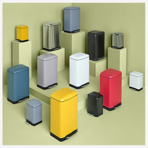 Poubelle à pédale métal 6L Inox Ariane