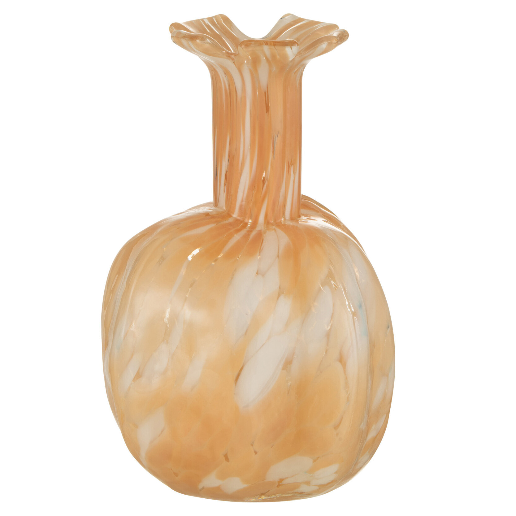 J-Line vase Melissa - verre - beige - large - 23 cm de hauteur