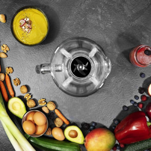 Cecotec Batidora de vaso Power Black Titanium 2500MAX