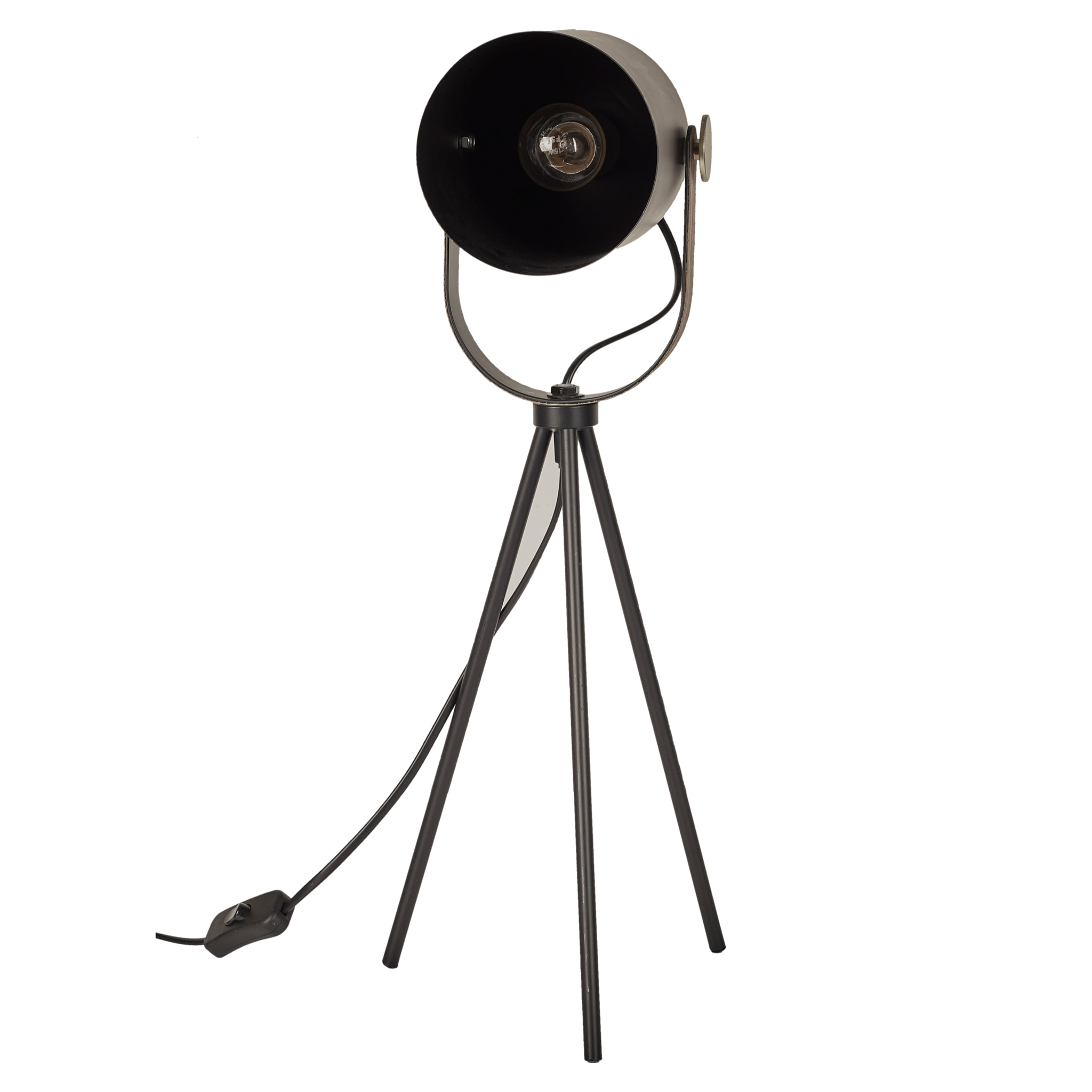 Lampe A Poser Indus Metal Noir