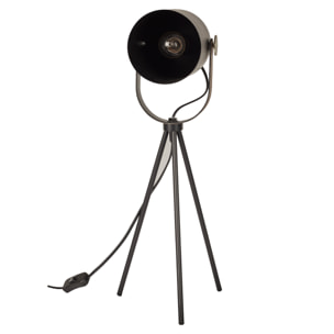 Lampe A Poser Indus Metal Noir