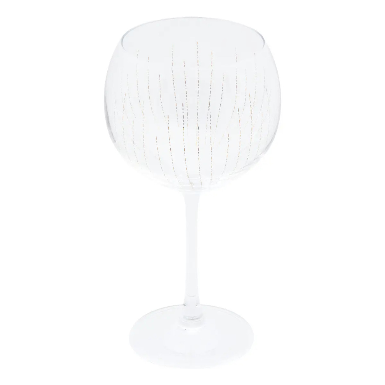 Lot de 2 verres à gin Lunis 60cl doré