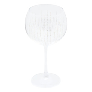 Lot de 2 verres à gin Lunis 60cl doré