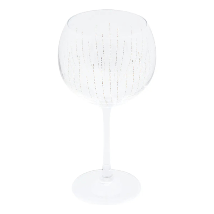 Lot de 2 verres à gin Lunis 60cl doré