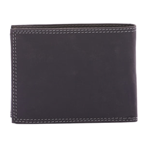Portafoglio  da uomo In Vera pelle Made in Italy 9,5x12,5x2,5 cm