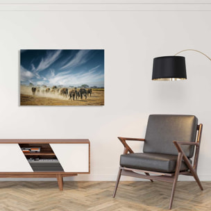 Tableau animaux elephant family Tableau plexiglas