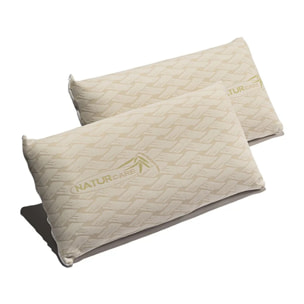 Pack 4 Almohadas Visco Nature Care - Firmeza Media - Núcleo de Viscoelástica