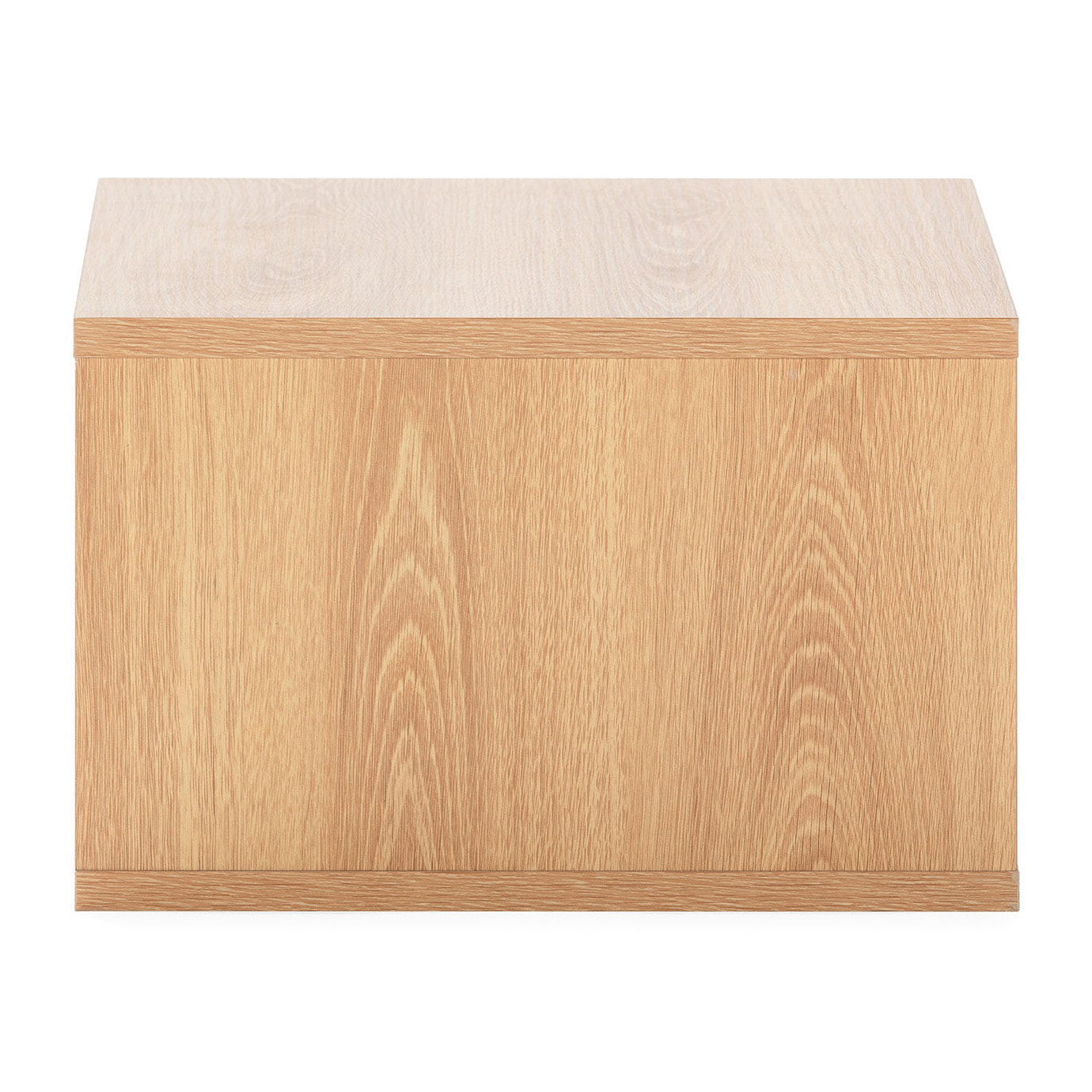 Mesita de noche flotante Tori 1 cajón efecto Roble