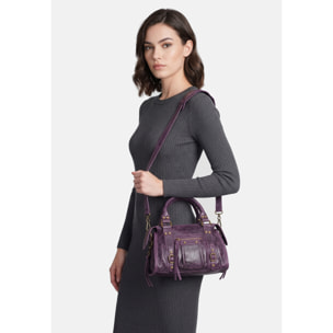 Borsa a spalla da donna - Modello Erisia - Vera pelle - 25.0 x 15.0 x 10.0 cm