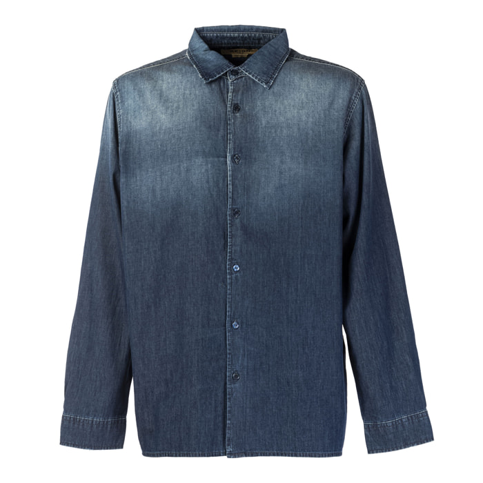 REIGN camicia uomo denim