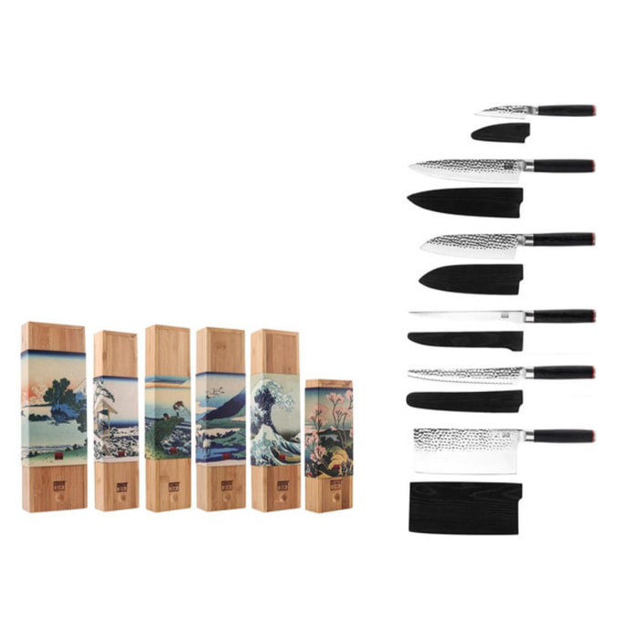 Set completo di coltelli (6 pezzi) - Collezione Pakka