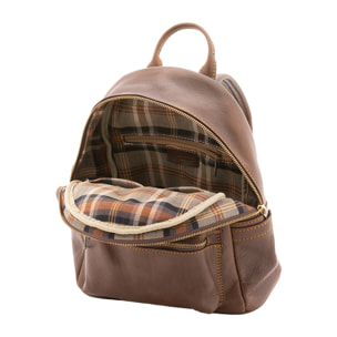 Zaino  unisex In Vera pelle Made in Italy 23x29x13 cm