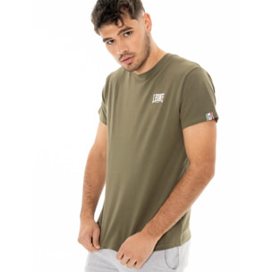 Camiseta de hombre Leone Basic de algodón de manga corta