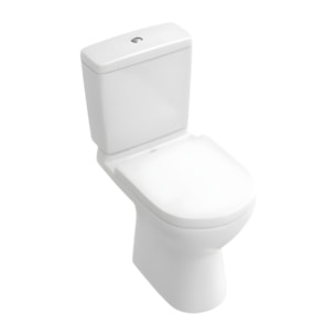 WC à poser sortie horizontale VILLEROY & BOCH O.novo avec abattant