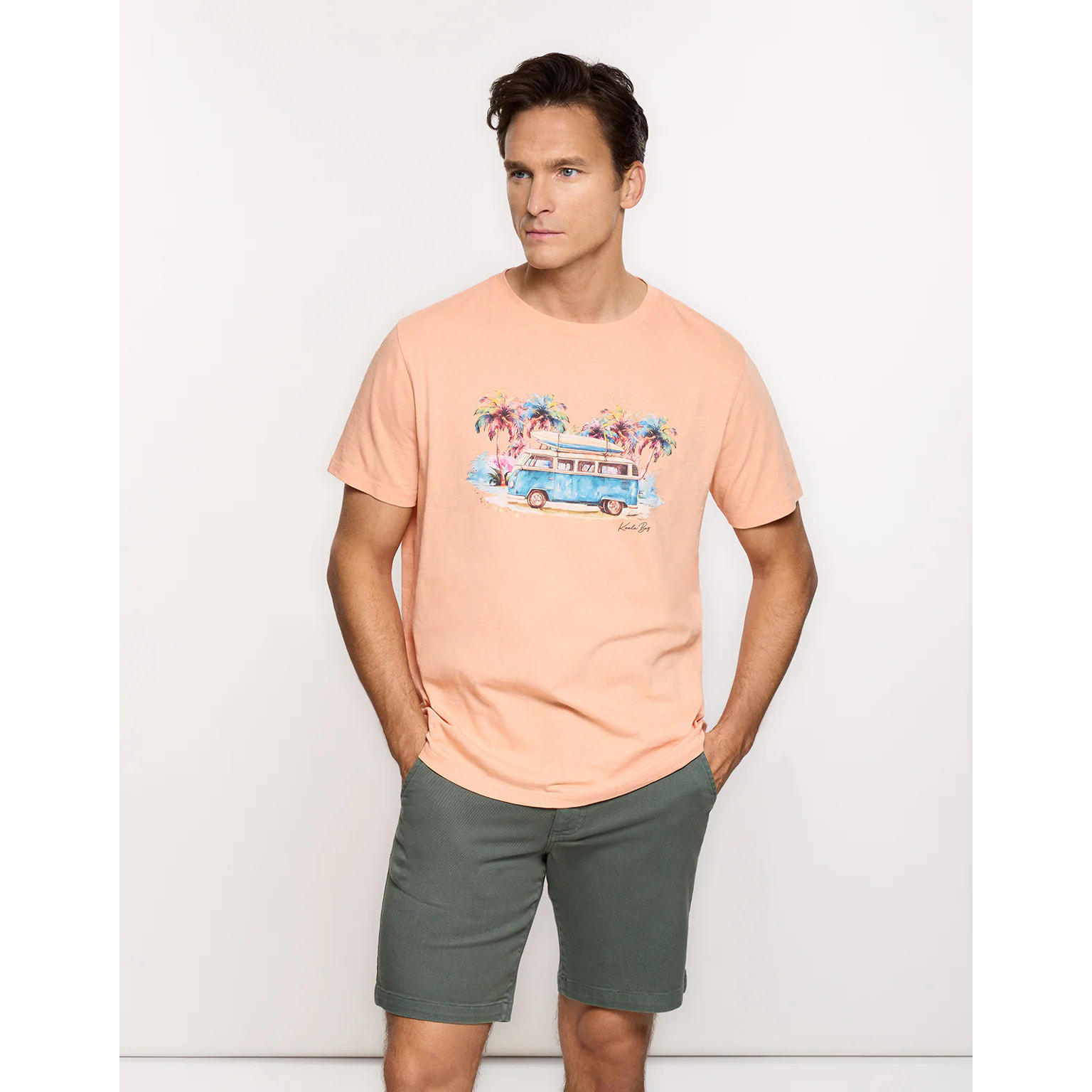 Camiseta Manga Corta Naranja - Vansi