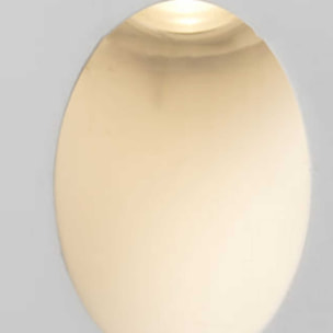 TUK Lampe encastrable plâtre blanc