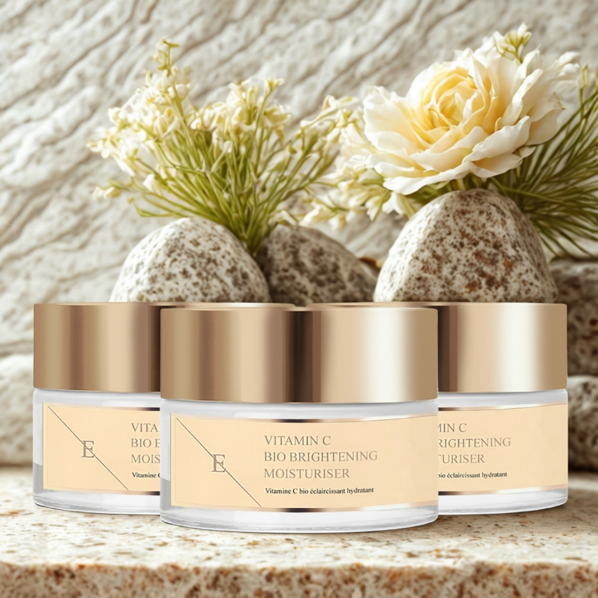 Trío iluminador con vitamina C