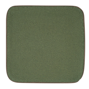 Housse de coussin passepoilée - Vert Olive