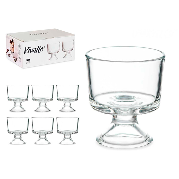 PACK 6 COPPE GELATO 290 ML