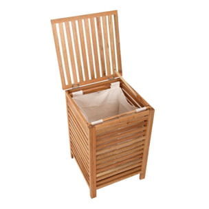 Panier à linge Naturel Home 45x65x45 cm, bois  (HOMEKOS1)