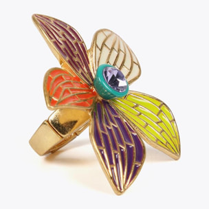 Anello elasticizzato orchidea