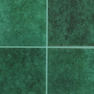 2 stickers muraux Caro carré 25x25cm vert