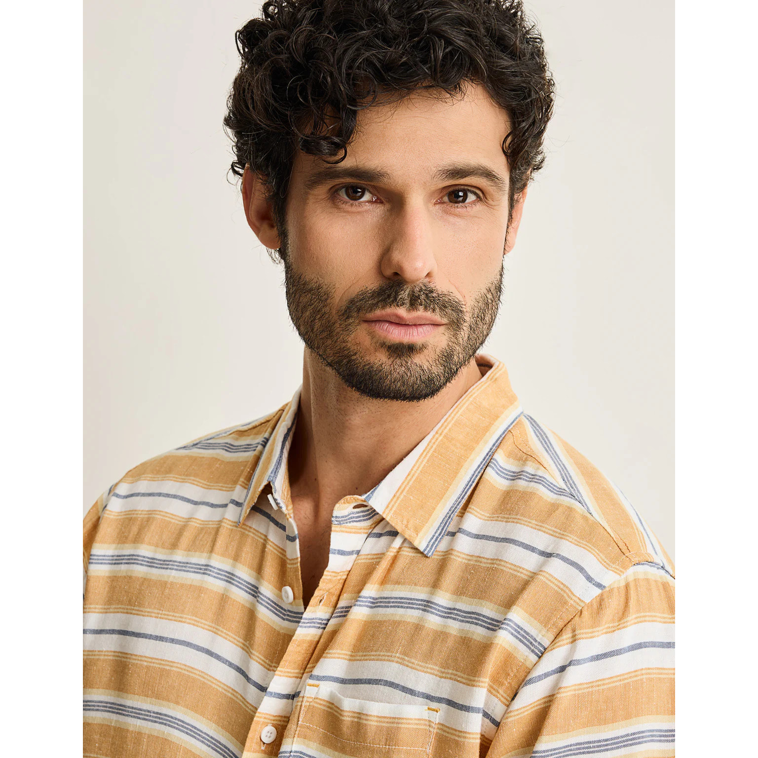 Camisa Manga Corta Amarillo - Coated