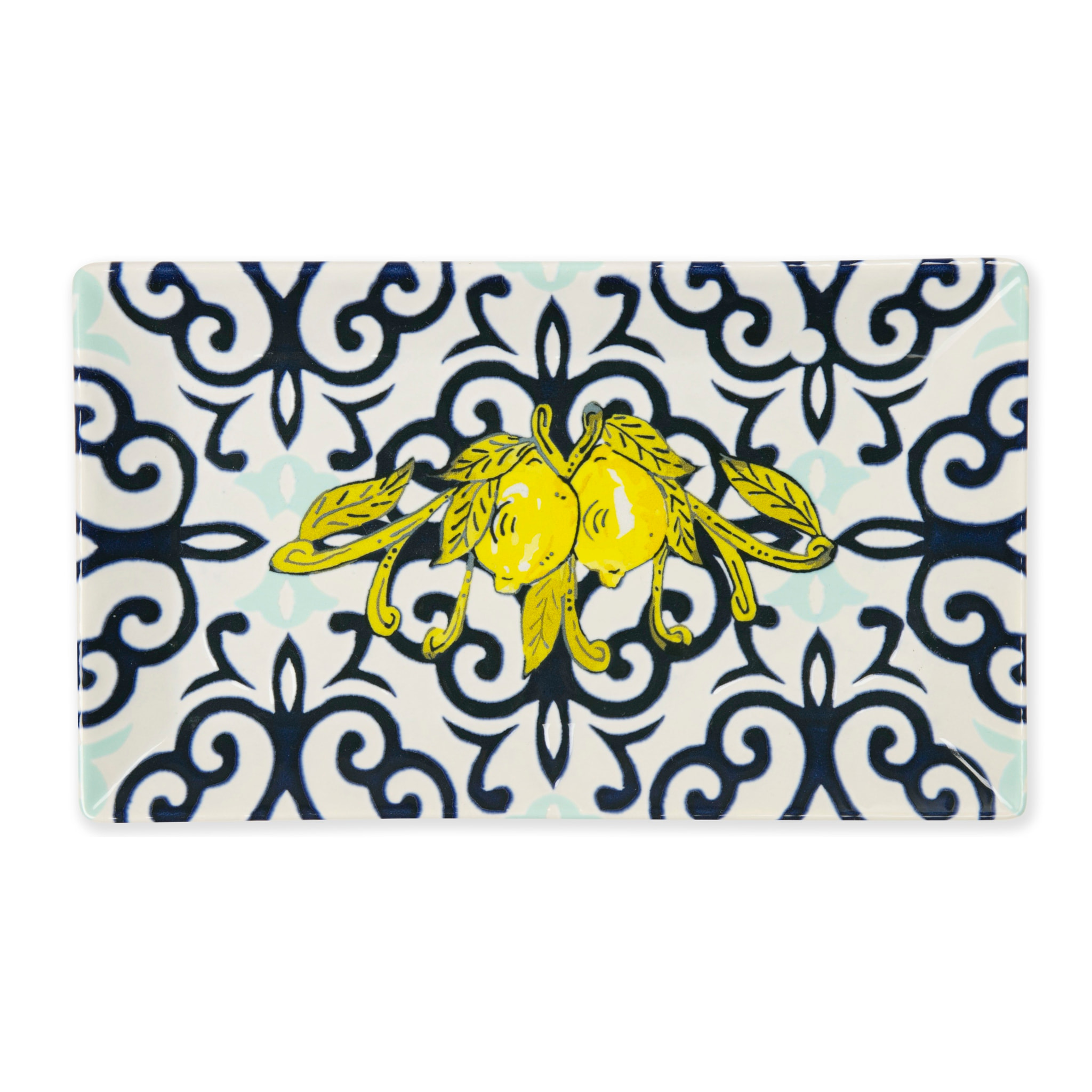 Set 6 piatti piani Excelsa – Amalfi, Ceramica Multicolore