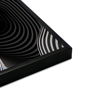 Affiche encadrée boule abstraite Affiche + cadre en métal - Noir