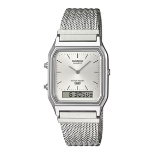 Reloj Casio AQ-230EM-7A Unisex Analogico/digital Cuarzo con Correa de Acero inoxidable