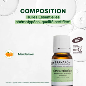 Pranarom - Huile Essentielle de Mandarinier - Bio - 10 ml
