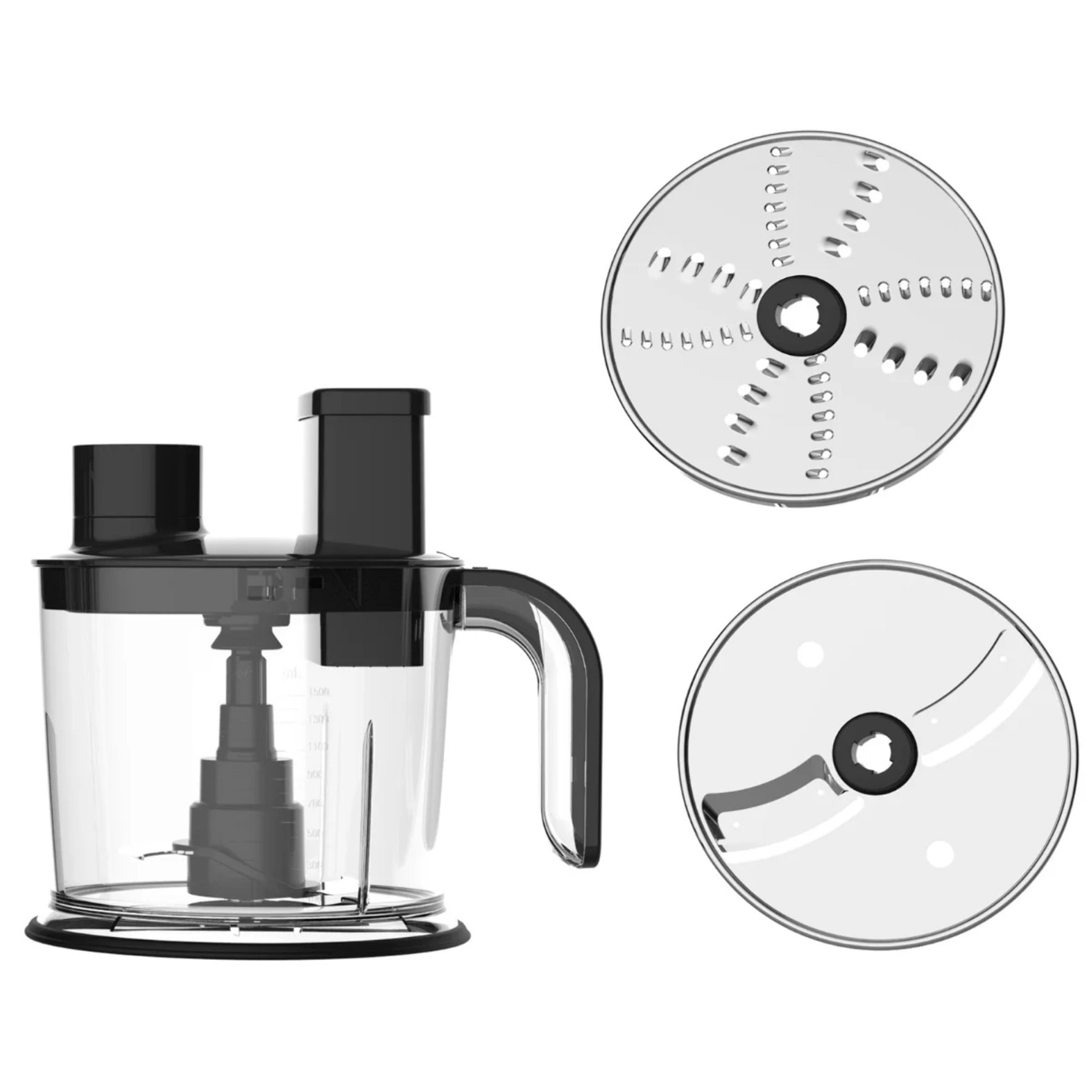 Mixeur plongeant 1200W - 10 pièces - 15 vitesses