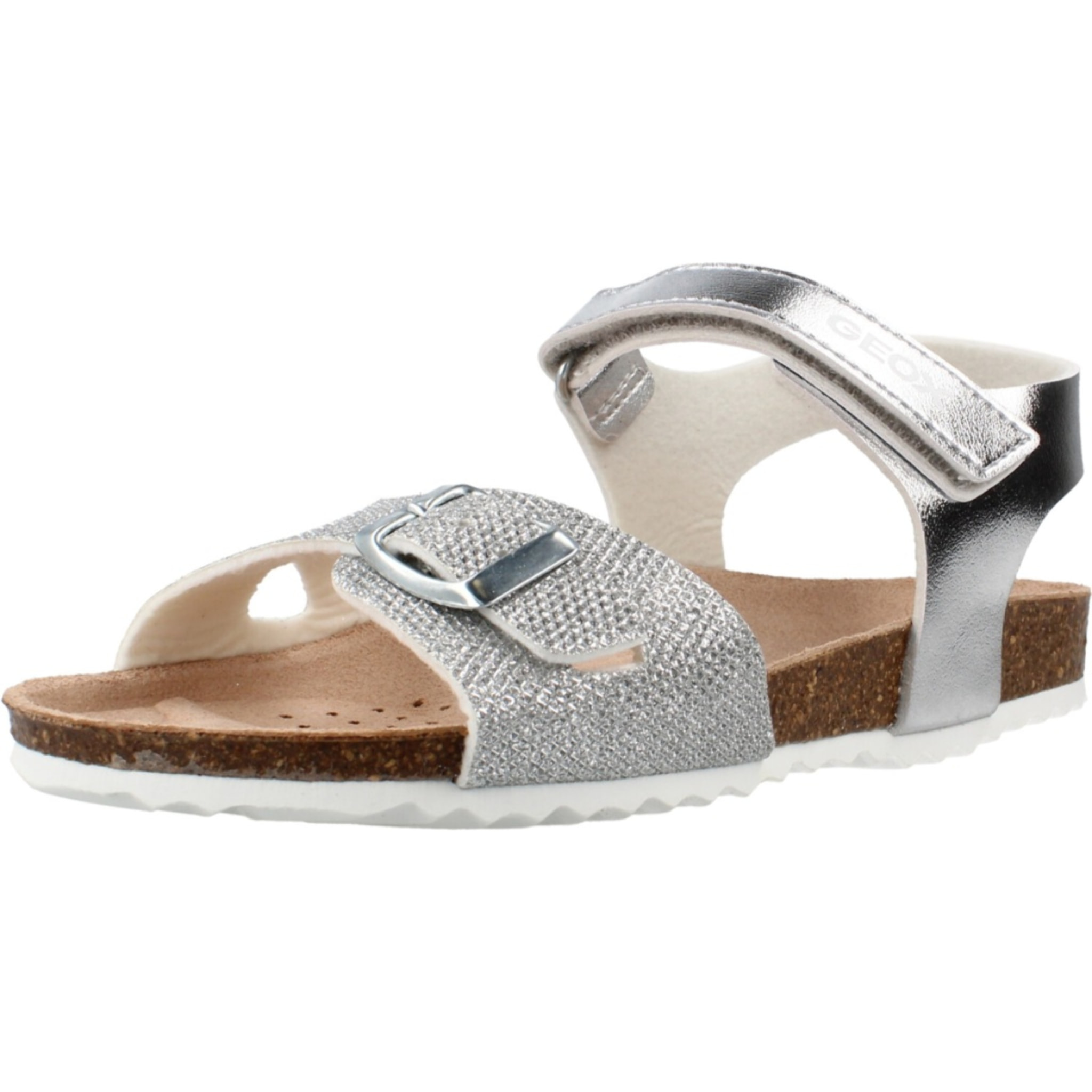 Sandalias Niña de la marca GEOX  modelo J ADRIEL PLATA
